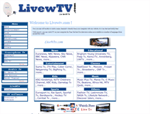 Tablet Screenshot of livewtv.com